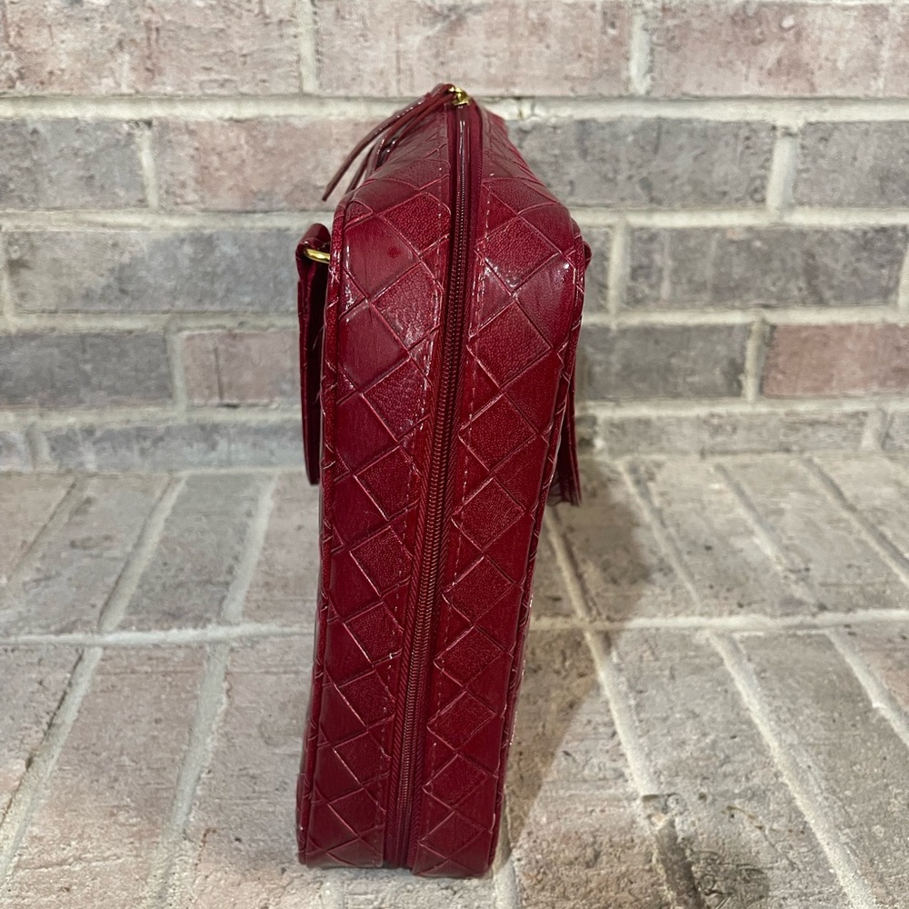Red Woven Tote Bag - Picture 6 of 11